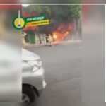 Toko Karpet di Gemblongan Surabaya Terbakar, Kepanikan Sejumlah Orang Ikut Terekam