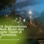 Detik-detik Aksi Balapan Liar di Surabaya Bubar karena Ambulance