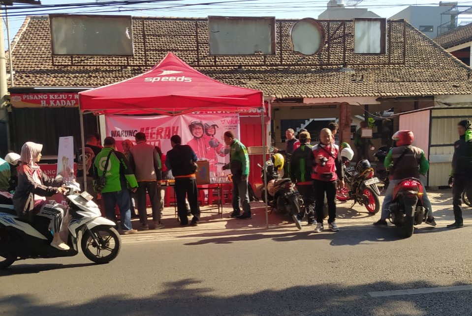 Bentuk Solidaritas, Driver Ojol ViuiT di Malang Buka Warung Makan Bayar Sukarela (istimewa/ surabayakabarmetro.com)