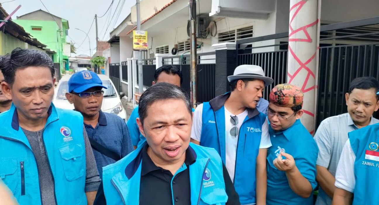 Ketua Umum Partai Gelora, Anis Matta saat datang ke Surabaya (istimewa/ surabayakabarmetro.id)