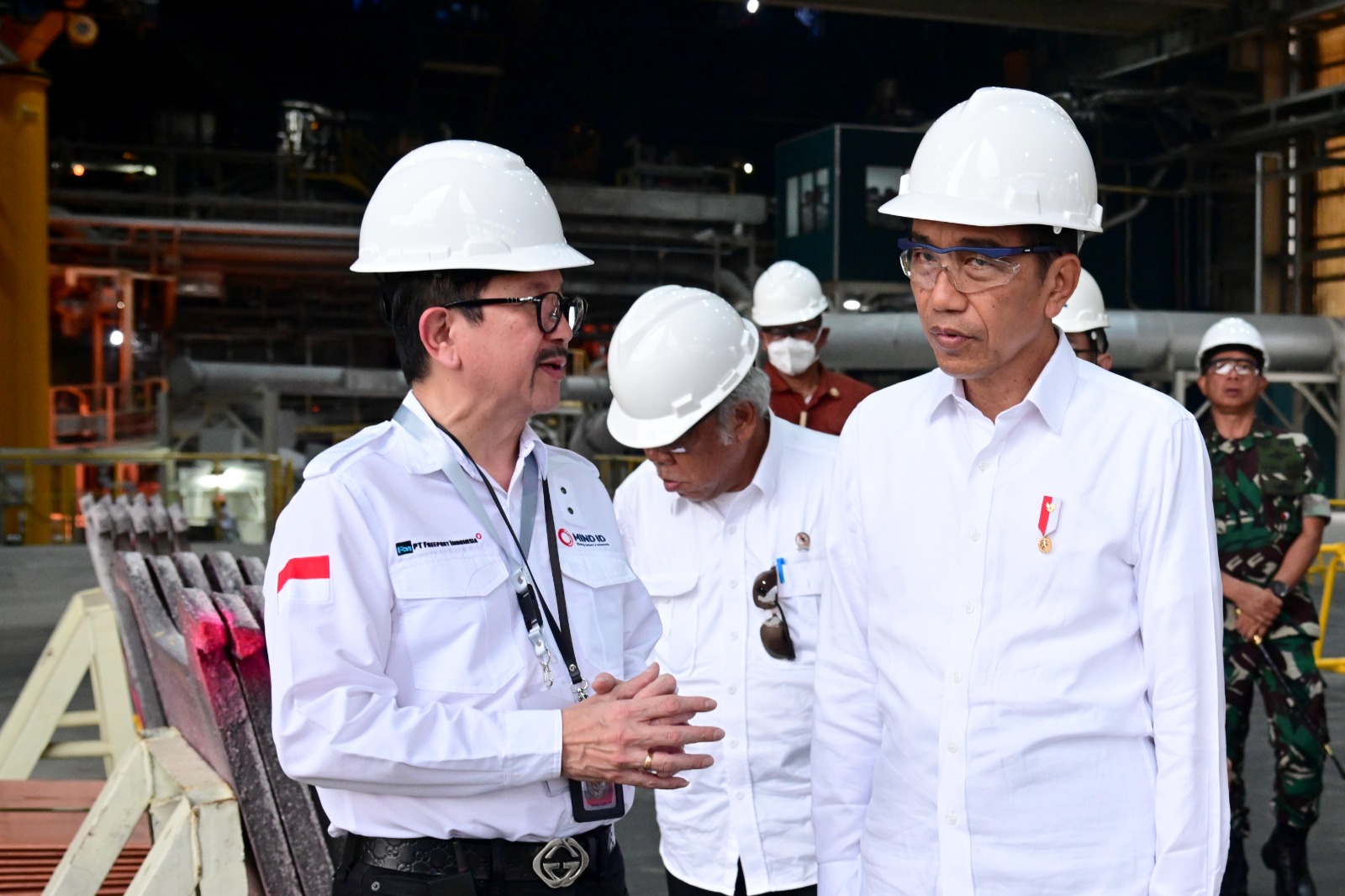 Jokowi Resmikan Proyek Ekspansi Smelter PT Freeport Indonesia di Gresik (istimewa)