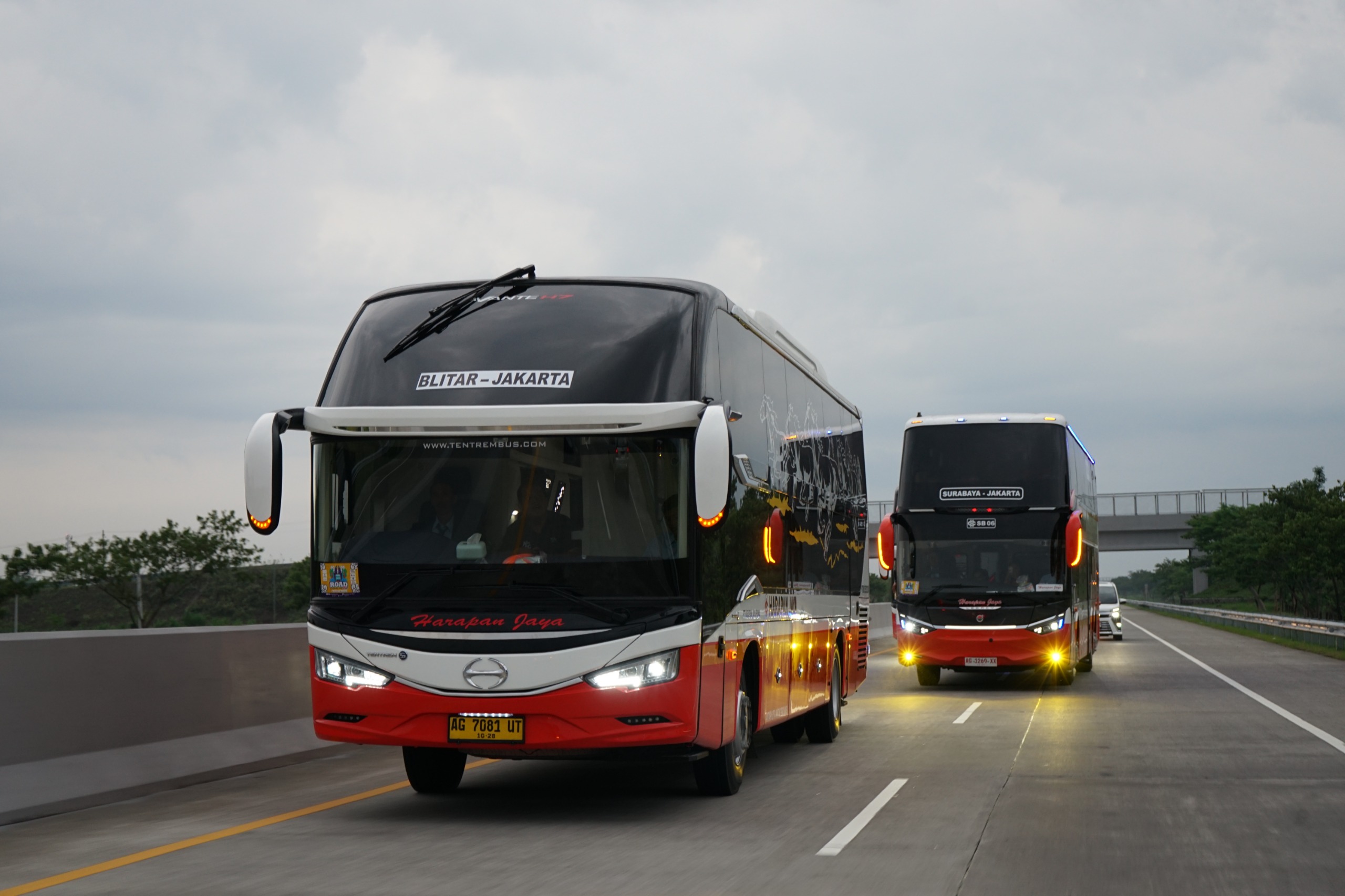 Intip 3 Unit Bus Terbaru PO Harapan Jaya untuk Rute AKAP, Model Bus Tingkat dan Sleeper Seat (istimewa/ surabayakabarmetro.id)