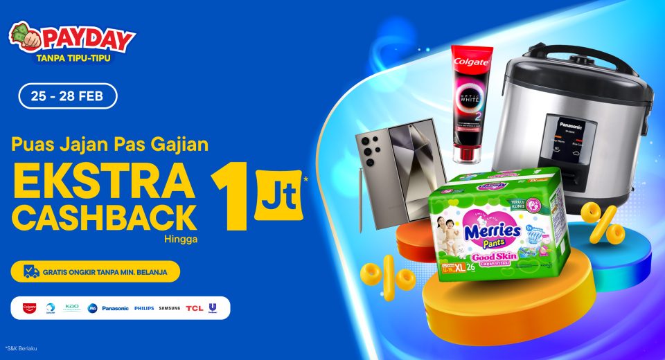 Serunya Promo Gajian, Bakal Ada Banyak Ekstra Cashback di Blibli Payday Februari (istimewa)