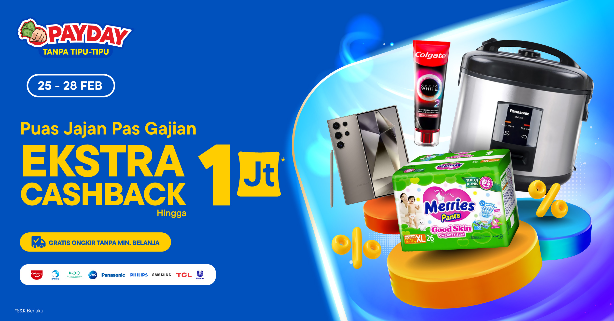 Serunya Promo Gajian, Bakal Ada Banyak Ekstra Cashback di Blibli Payday Februari (istimewa)