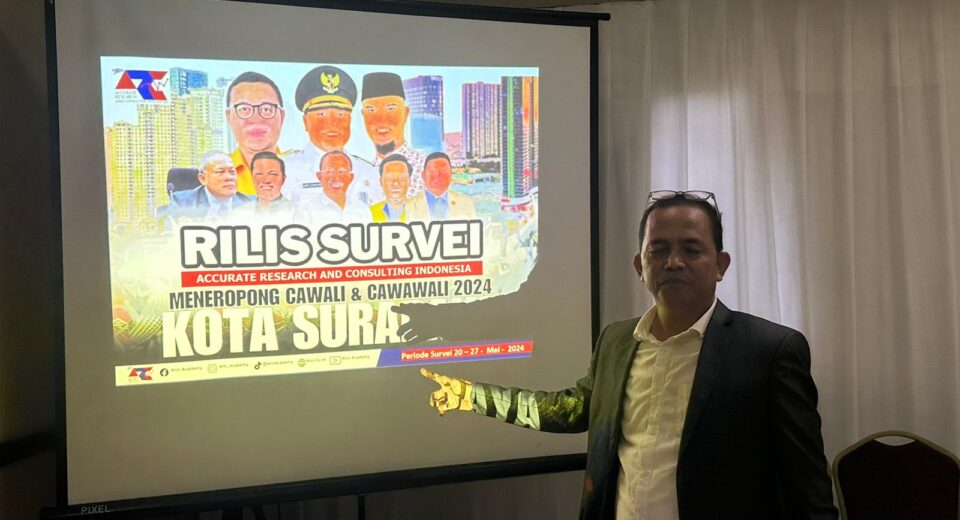 ARCI Ungkap Daftar 3 Teratas Tokoh yang Berpotensial di Pilwali Surabaya 2024, Nama Eri Cahyadi dan Ahmad Dhani Bersaing (istimewa/ surabayakabarmetro.id)