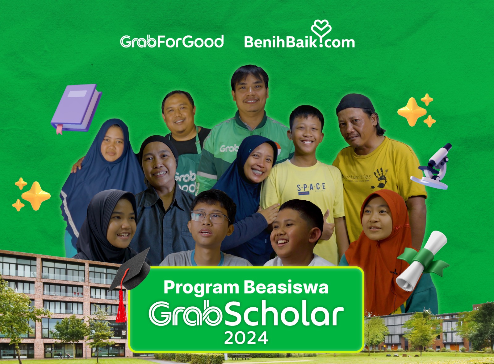 Cara Daftar Beasiswa GrabScholar, Ada Bantuan Dana Pendidikan untuk Ribuan Pelajar Indonesia (istimewa/ surabayakabarmetro.id)