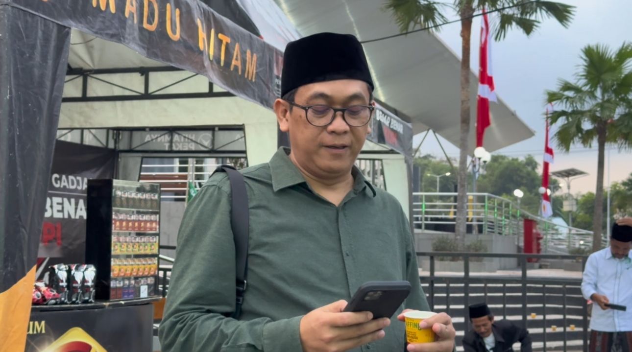 Ketua LPNU Jatim, Fauzi Priambodo di lokasi Konferwil XVIII NU Jatim di Pondok Pesantren Tebuireng, Jombang (istimewa/ surabayakabarmetro.id)