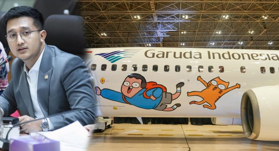 Sempat Lontarkan Kritik Tajam, Tom Liwafa Komentari Garuda Indonesia Hiasai Pesawat dengan Tahilalats (istimewa/ surabayakabarmetro.id)