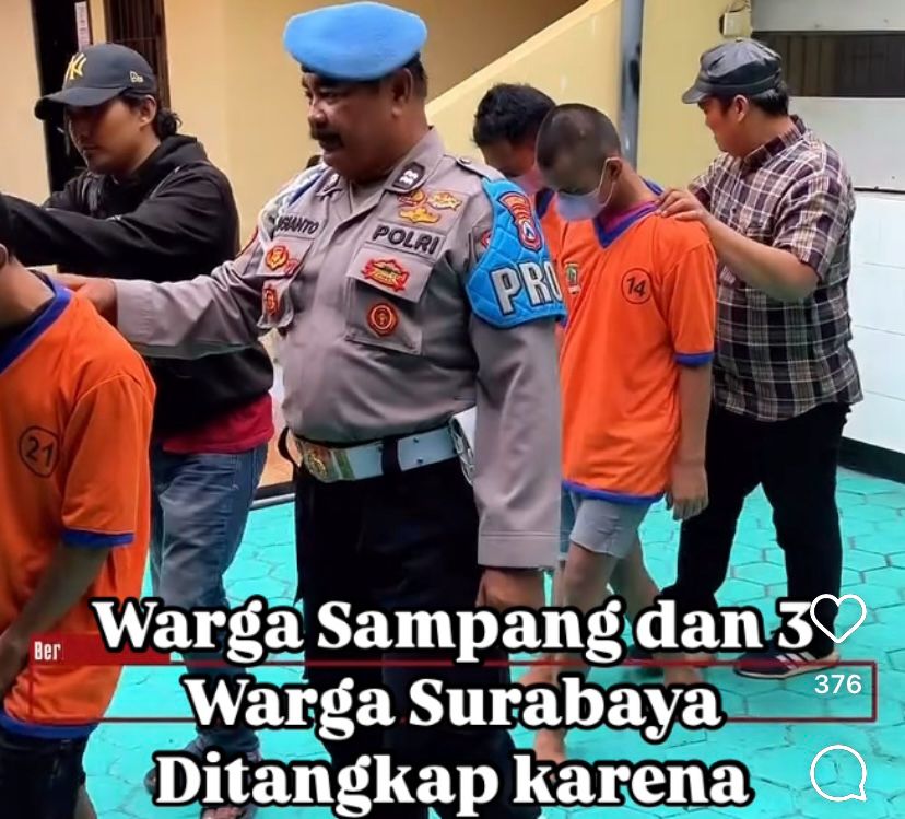 Bikin Onar di Surabaya, Maling Motor Asal Sampang Ditangkap Polsek Simokerto (istimewa/ surabayakabarmetro.id)