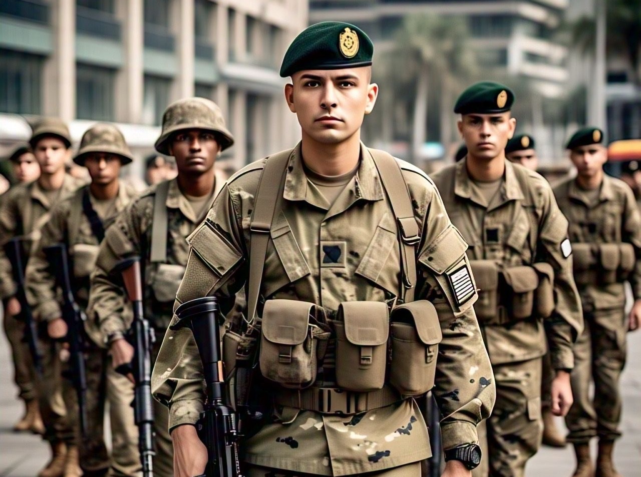 Ilustrasi opini soal Gus Dur dan Dwifungsi, TNI Kembali ke Barak Saja (AI)