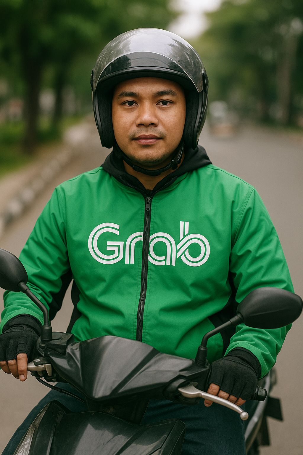 Cara Grab Lindungi Driver Ojek Online saat Ada Demonstrasi, Hadirkan Gercep, Grab Respon Cepat (istimewa generated by AI)