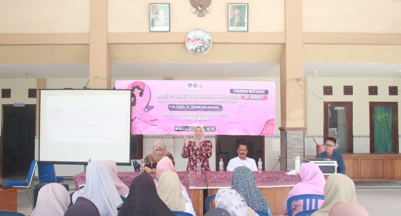 Cegah Kanker Payudara, UNAIR Ajak Masyarakat di Lamongan Gunakan Aplikasi My Buddies (istimewa/ surabayakabarmetro.id)