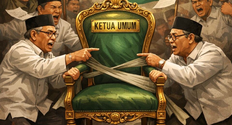 Rapat Pleno PWNU Jatim Hasilkan Sikap Tegas soal Konflik di PBNU (istimewa/ surabayakabarmetro.id/ generated by AI Chat GPT)