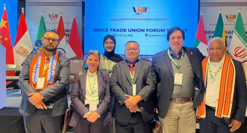KSPSI AGN Wakili dan Pimpin Plenary Session Laporan Sidang Paralel di BRICS Trade Union Forum Meeting 2026 di India (istimewa/ surabayakabarmetro.id)