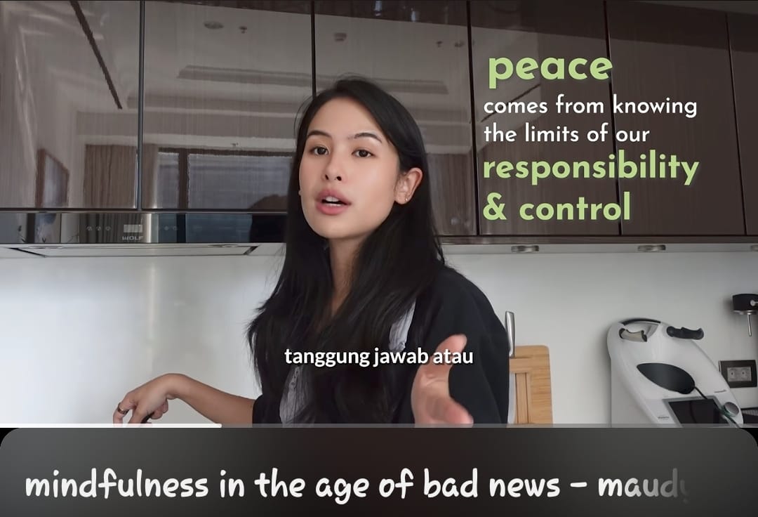 Sosok Maudy Ayunda, Ramai Jadi Perbincangan karena Bahas Mindfulness In The Age of Bad News (YouTube/ Maudy Ayunda)