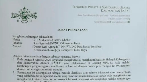Dikaitkan dengan Agenda Jakarta Sebelum Muktamar, Dua Kiai Berpengaruh di NU Mulai Buka Suara (istimewa)